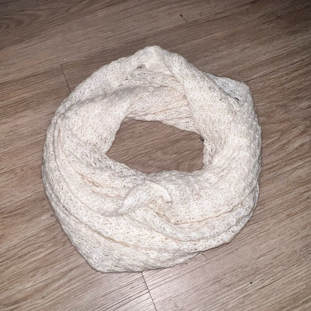 Cotton On White Knit Infinity Scarf